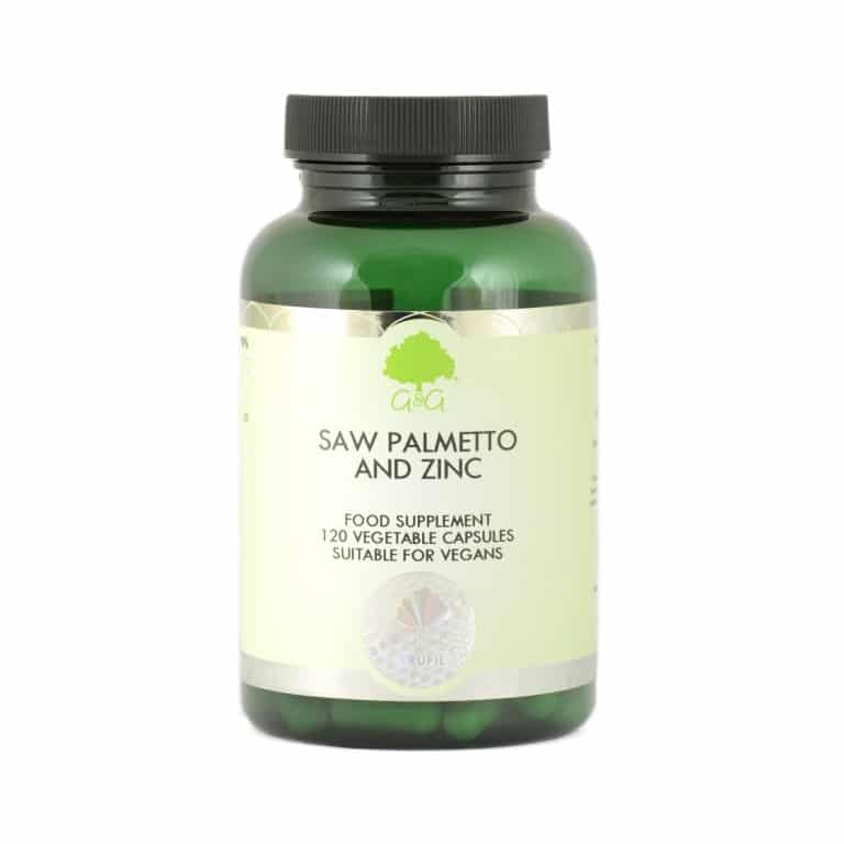 G&G Fűrészes Törpepálma 800mg cinkkel 120db kapszula (Saw Palmetto))