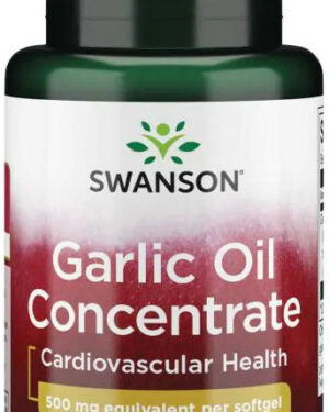 Swanson Garlic Oil Cocentrate (Fokhagyma olaj koncentrátum) 500mg 250 kapszula