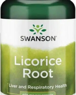 Swanson Licorice Root 450mg 100 kapszula (Édesgyökér)