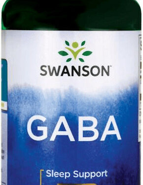 Swanson GABA 500mg 100 kapszula gamma-amino-vajsav