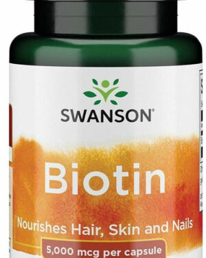 Swanson BIOTIN 5000mcg 100 kapszula