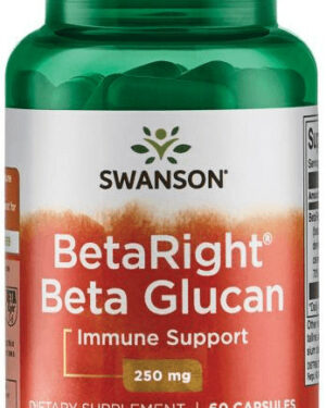 Swanson Beta Glucan 250mg 60 kapszula