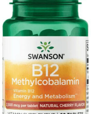 Swanson B12 Methylcobalamin 2500mcg 60 rágótabletta
