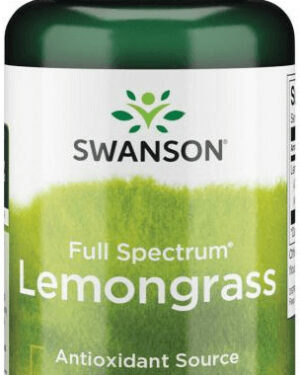 Swanson Lemongrass (Citromfű) 400mg 60 kapszula