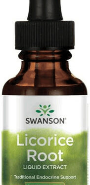 Swanson Licorice Root kivonat 29,6ml (Édesgyökér)