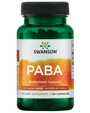 Swanson PABA (para-amino-benzoésav) 500mg 120 kapszula
