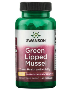Swanson GREEN LIPPED MUSSEL (Zöldkagyló) 500mg 60 kapszula