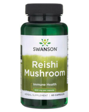Swanson Reishi (Ganoderma) gomba 600mg 60 kapszula