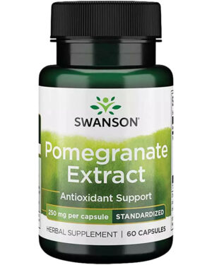 Swanson Pomegranate Extract 250mg 60 kapszula (Gránátalma kivonat)