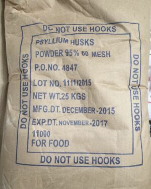 Paleolit Útifű maghéj liszt 25kg lédig Psyllium Husk
