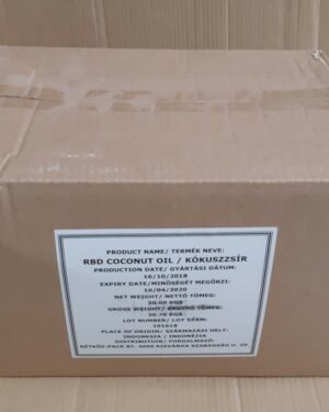 Kókuszzsír 20kg lédig Rétköz-Pack