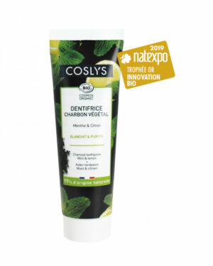 Coslys BIO Faszenes fogkrém menta és citrom kivonattal 100g