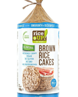 Rice Up Szelet amaránt & hajdina 120g puffasztott teljes kiőrlésű barna rizs