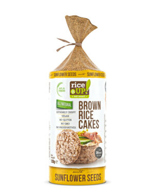 Rice Up Szelet napraforgómaggal 120g puffasztott teljes kiőrlésű barna rizs