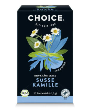 BIO CHOICE® Édes kamilla gyógynövénytea 30g Süsse kamille 20 filter