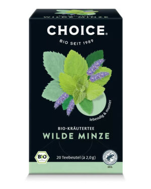 BIO CHOICE® Vadmenta gyógynövénytea 40g Wilde minze 20 filter