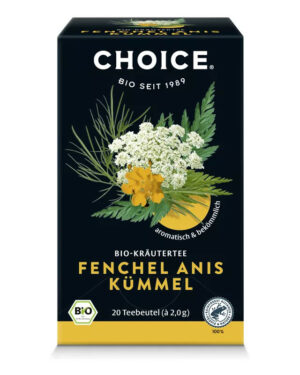 BIO CHOICE® Gyógynövénytea édesköménnyel és ánizzsal 40g Fenchel anis kümmel