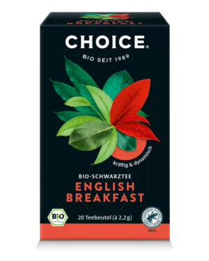 BIO CHOICE® „Angol reggeli” fekete tea 44g English breakfast 20 filter