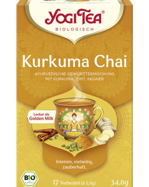 BIO Kurkuma chai tea 17x2g Yogi