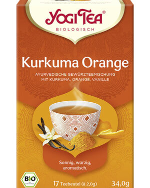 BIO Kurkuma narancs tea 17x2,0g Yogi Kurkuma Orange