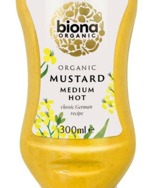 BIO Mustár közepesen erős 300ml Biona