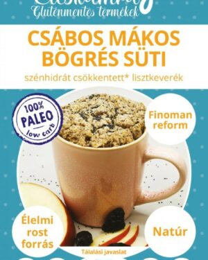 Éléskamra Csábos Mákos bögrés süti CH csökkentett lisztkeverék 58g (Paleo)