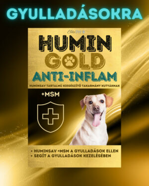 HUMIN GOLD Anti-Inflam 100g (Gyulladások ellen) étrend kiegészítő kutyáknak