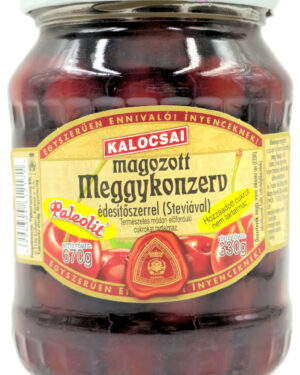 Paleolit Magozott meggybefőtt steviával 720ml