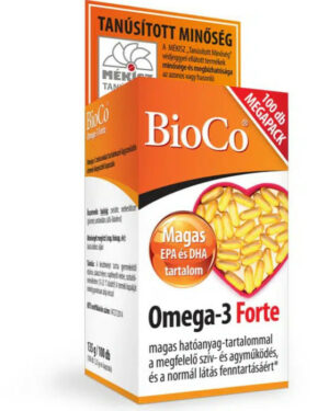 BioCo Omega-3 Forte Megapack 100db lágyzselatin kapszula