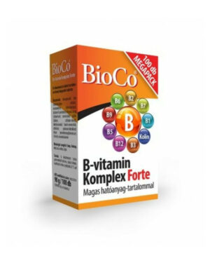 BioCo B-vitamin komplex Forte 100db tabletta