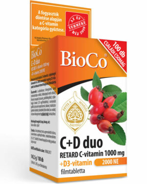 BioCo C+D duo Retard C-1000mg+D3 2000NE 100db filmtabletta