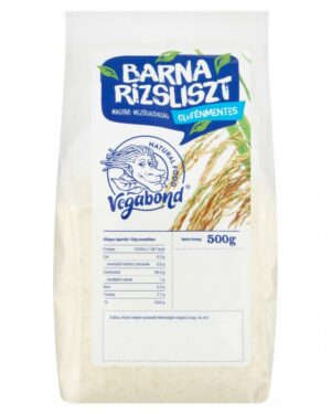 Barna rizsliszt 500g Vegabond gluténmentes