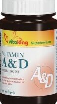 Vitaking A&D 10000/1000 NE (60) lágykapszula