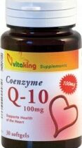 Vitaking Q-10 Coenzym 100mg (30) lágykapszula