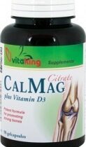 Vitaking CalMag Citrate + D-400 vitamin (90) lágykapszula