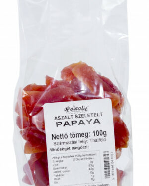 Paleolit Aszalt papaya szelet 100g