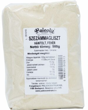 Paleolit Szezámmag préselvény liszt 500g hántolt, fehér