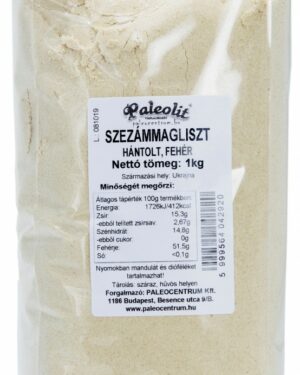 Paleolit Szezámmag préselvény liszt 1kg hántolt, fehér
