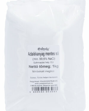 Paleolit Adalékanyag mentes tiszta gyógysó 1kg (99,6% NaCl)