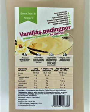 NoCarb Vaníliás pudingpor 35g Gotta love it!