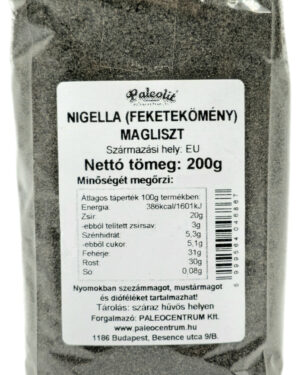 Paleolit Nigella mag liszt 200g (feketekömény) préselvényből