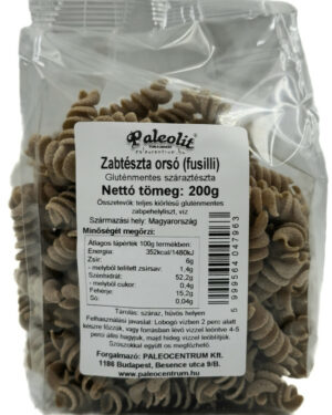 Paleolit GM zabtészta orsó (fusilli) 200g
