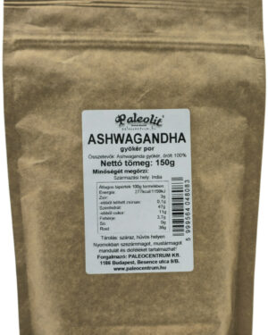 Paleolit Ashwagandha gyökér por 150g organikus