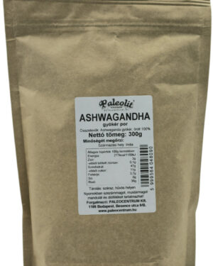 Paleolit Ashwagandha gyökér por 300g organikus