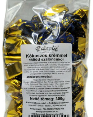 Paleolit Kókuszos szaloncukor 300g krémmel töltve