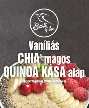 Szafi Free Chia magos quinoa kása alap, vaníliás 300g