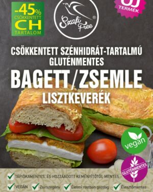 Szafi Free Csökkentett CH-tartalmú gluténmentes bagett/zsemle lisztkev. 1kg