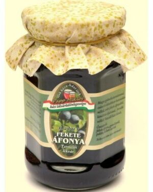 Fekete áfonya alma lekvár 200g natúr