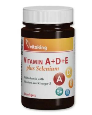 Vitaking A+D+E plus Szelén (30) lágykapszula