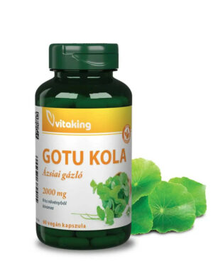 Vitaking Gotu Kola kivonat 2000mg (60) vegán kapszula (Ázsiai gázló)
